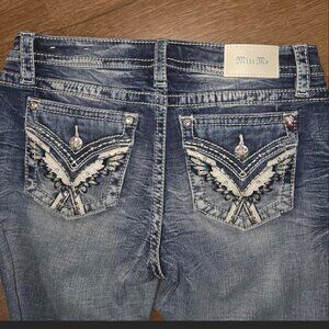 Pop Wing Boot Cut Miss Me Jeans